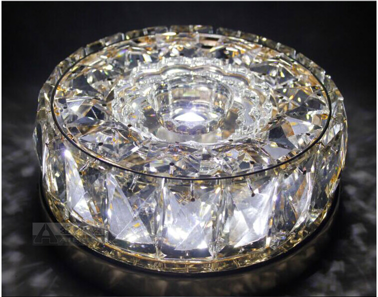 d200mm/d250mm 15w led crystal ceiling light golden led ceiling light lighting lamp flush mount ac guaranteed guaranteed