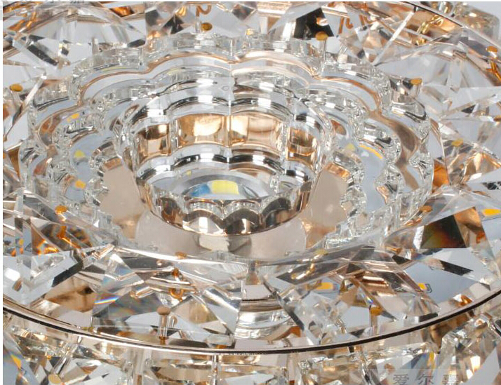 d200mm/d250mm 15w led crystal ceiling light golden led ceiling light lighting lamp flush mount ac guaranteed guaranteed