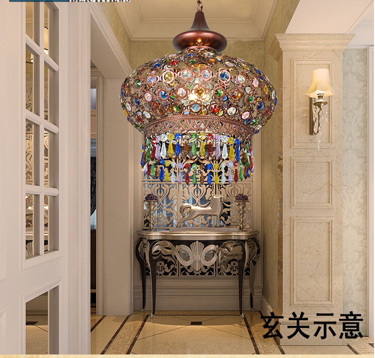 d330mm k9 crystal tiffany pendant lamp crystal pendant lighting lamp for home living room decorative lighting