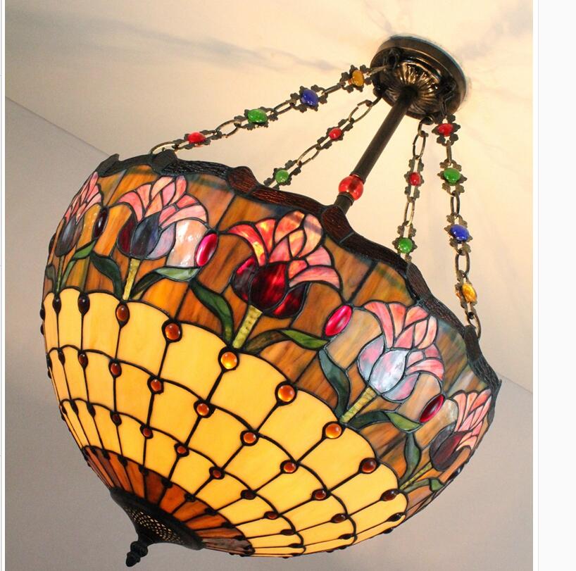 d400mm and d500mm modern tiffany lamp discovering high-grade tiffany pendant lights e27 ac home decorative pendant