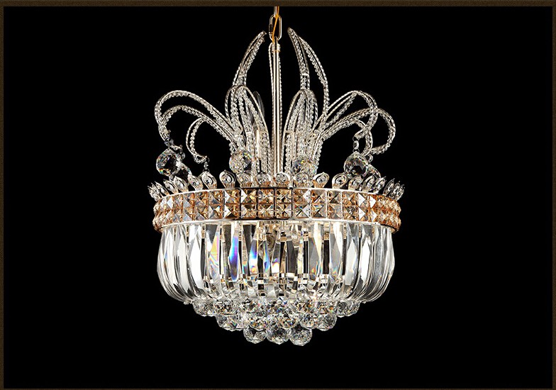 d450mm luxury north european top k9 crystal chandelier light el hall living room dining room ac 110-240v