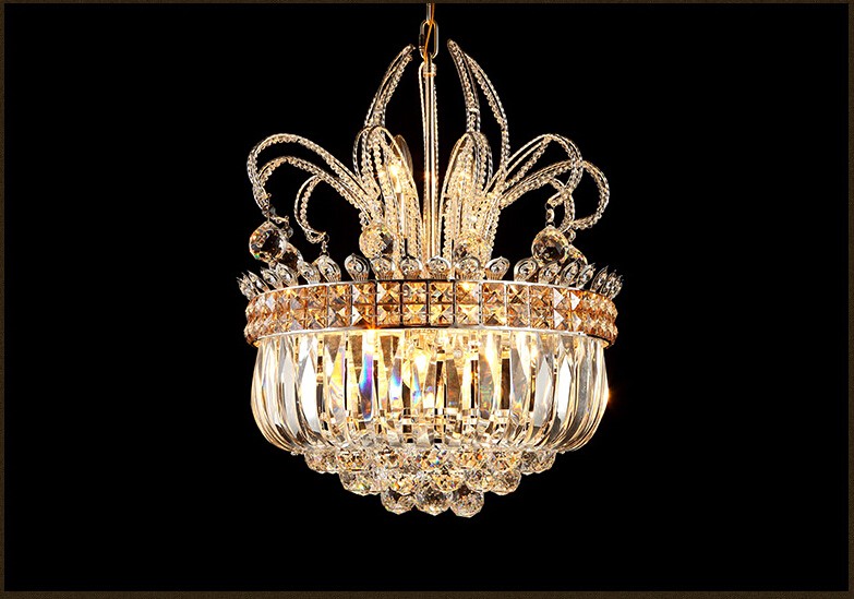 d450mm luxury north european top k9 crystal chandelier light el hall living room dining room ac 110-240v