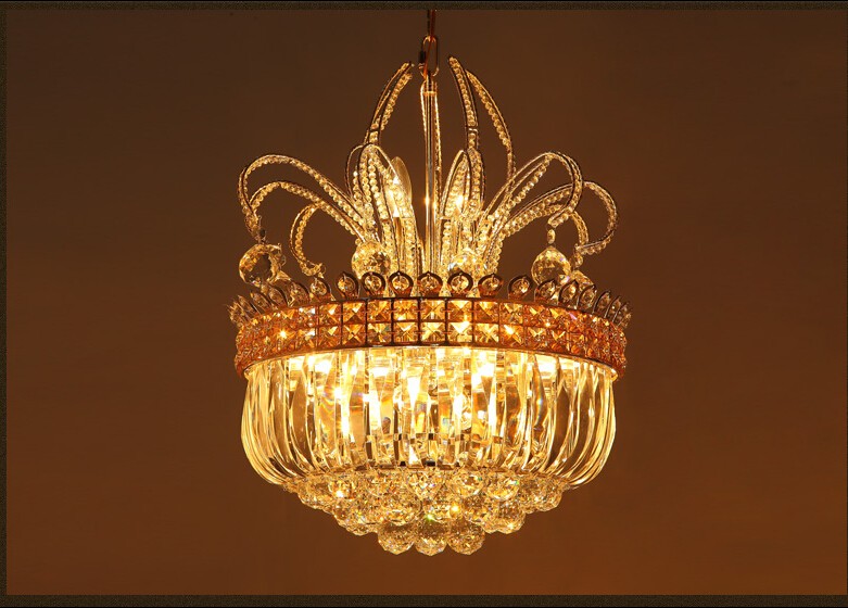 d450mm luxury north european top k9 crystal chandelier light el hall living room dining room ac 110-240v