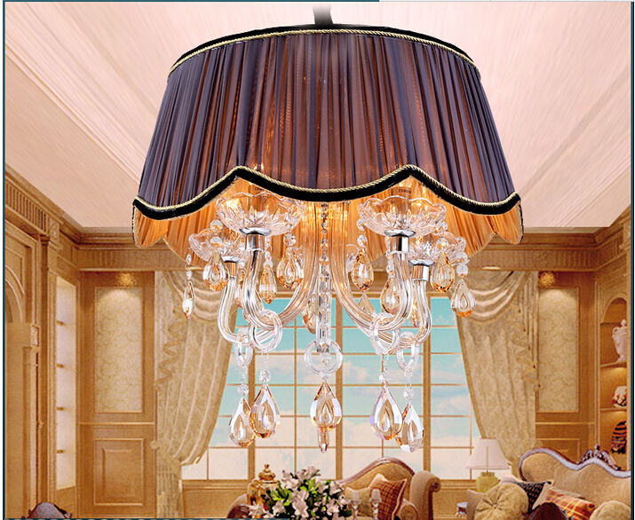 d500mm h450mm design shade k9 crystal chandelier lamp light lighting guaranteed crystal pendant lamp