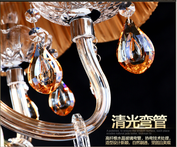 d500mm h450mm design shade k9 crystal chandelier lamp light lighting guaranteed crystal pendant lamp