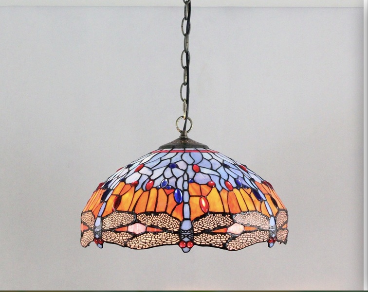 dragonfly european style tiffany pendant lights pendant lamps dining room for home indoor lighting fixture