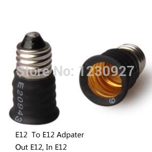 e12 to e12 conversion lamp holder adapter enlong e12 socket led lighting accessories