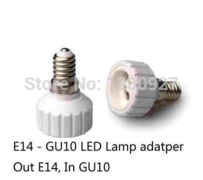 e14 to gu10 lamp adapter out e14 inner gu10