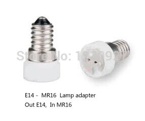 e14 to mr16 lamp adapter out e14 inner mr16