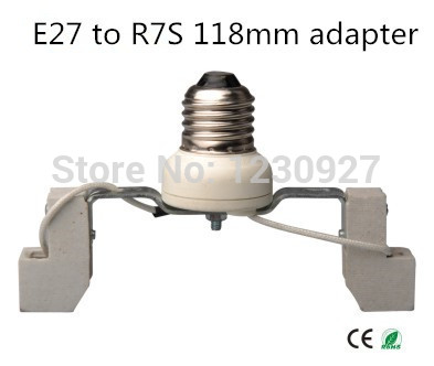 e27 r7s 118mm conversion lamp holder e27 lamp holder base turn r7s 118mm lamp holder