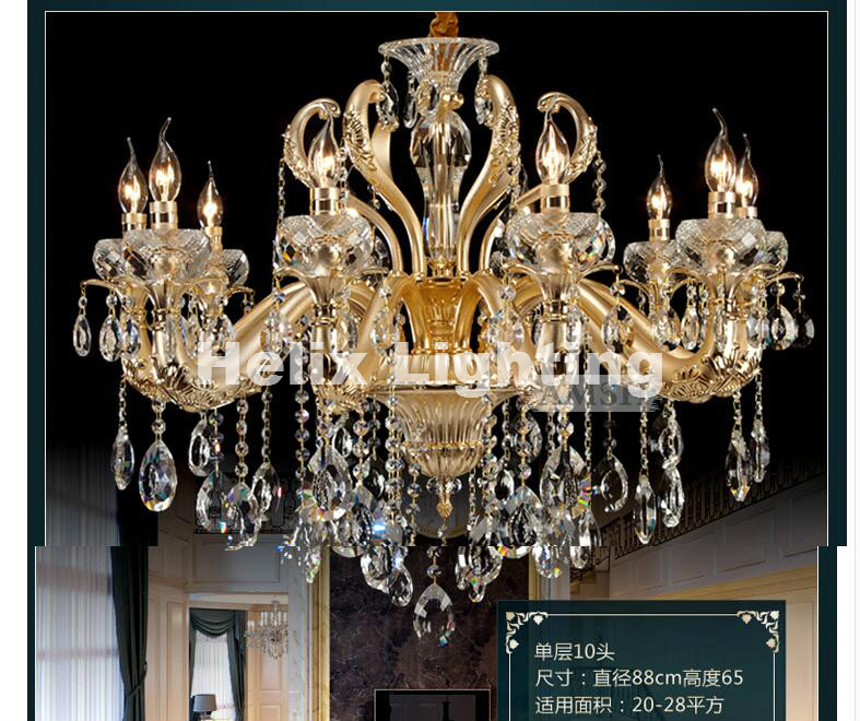 european modern golden crystal chandelierfixture novelty style fitting lustres for living room dining room bedroom lamp lighting