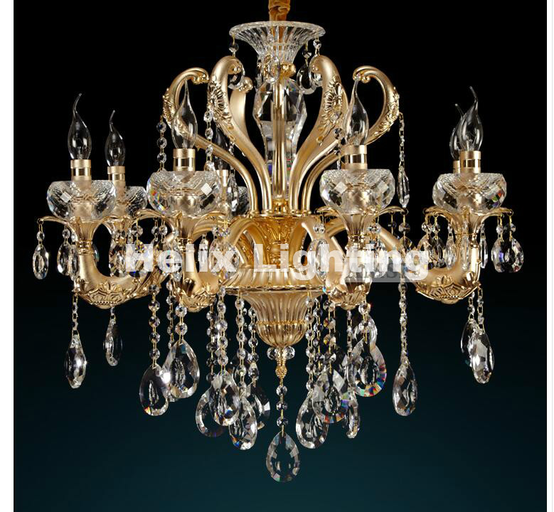 european modern golden crystal chandelierfixture novelty style fitting lustres for living room dining room bedroom lamp lighting