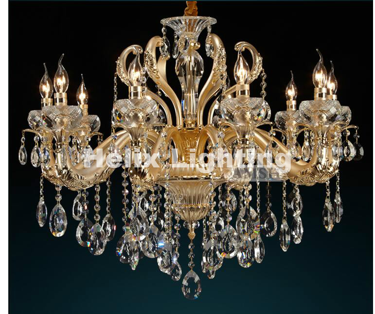 european modern golden crystal chandelierfixture novelty style fitting lustres for living room dining room bedroom lamp lighting