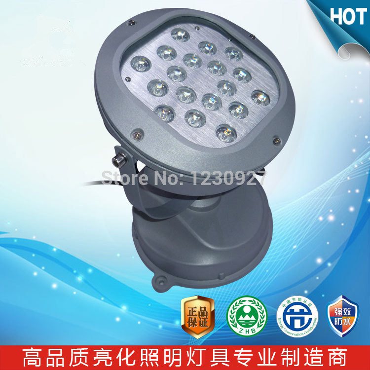 factory direct circular led floodlight 18w 24v rgb color locus of control dmx512 lighting outdoor led flood light