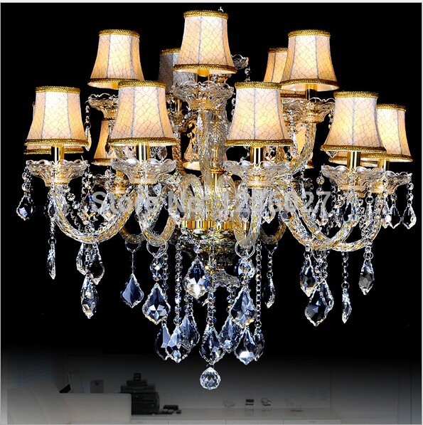 fast 6 bulbs european candle modern crystal chandelier ceiling bedroom living room el decor light fixture e14 lamp