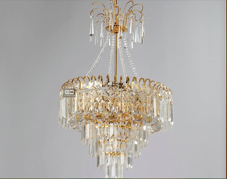 gold crystal chandelier light fixture classic crystal chandelier light gold color k9 crystals