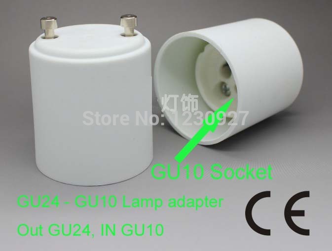 gu24 to gu10 lamp adapter holder socket converter led lighting accessories