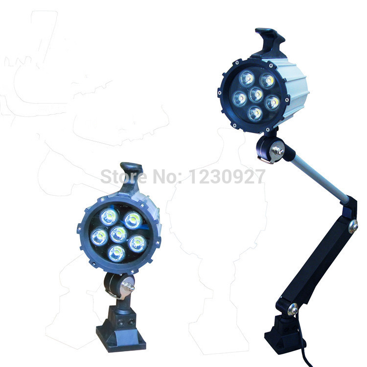 high qulity 12w 110v/220v waterproof led long arm fold working lamp / machine work lights / lighting / equipment lamp