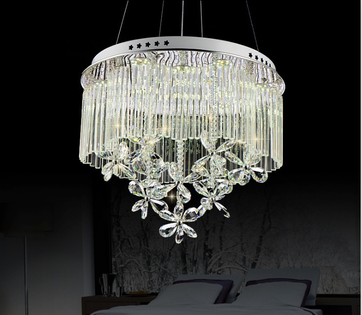 k9 crystal pendant lamp with led lights sy1801 crystal suspension hanging light pendant lighting