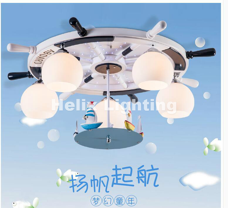 kids bedroom cartoon surface mounted ceiling light e27 led modern children ceiling lamp remote controller included