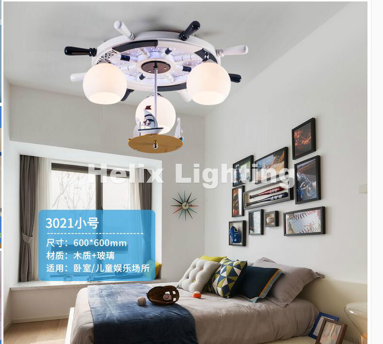 kids bedroom cartoon surface mounted ceiling light e27 led modern children ceiling lamp remote controller included