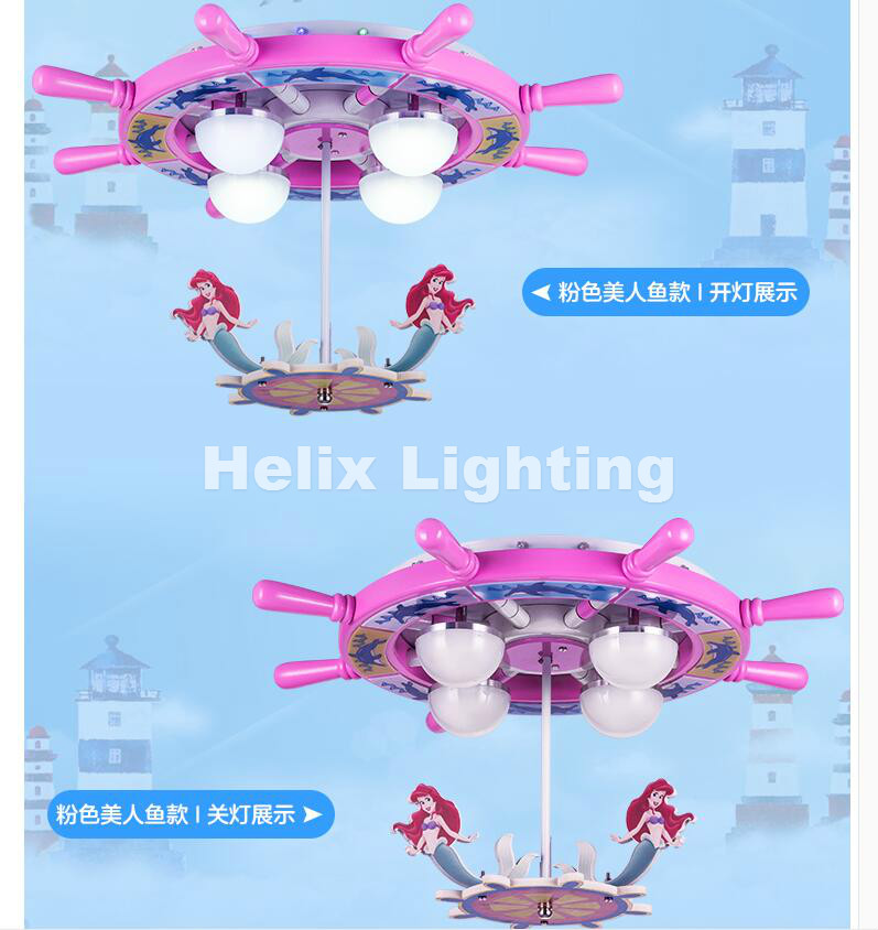 kids bedroom cartoon surface mounted ceiling light pink and blue design modern children ceiling lamps e27 lighting