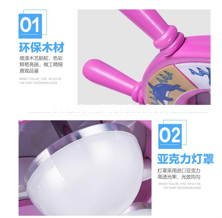 kids bedroom cartoon surface mounted ceiling light pink and blue design modern children ceiling lamps e27 lighting