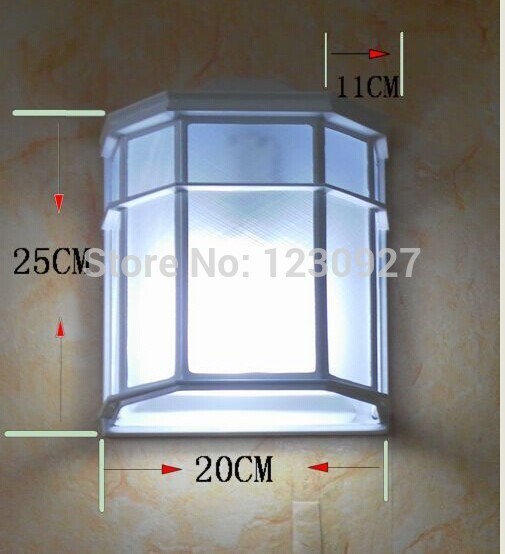 led 3w modern european type pierced waterproof outdoor wall lights outdoor courtyard balcony garden wall lamp