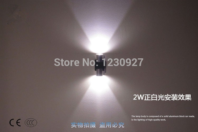 led up and down wall lamp 2w 6w modern staircase wall lamp corridor light creative background wall light bar wall lamp