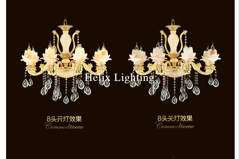 luxury european chandeliers luxury zinc alloy jade crystal chandelier lamp ac led k9 chandelier for home lighting