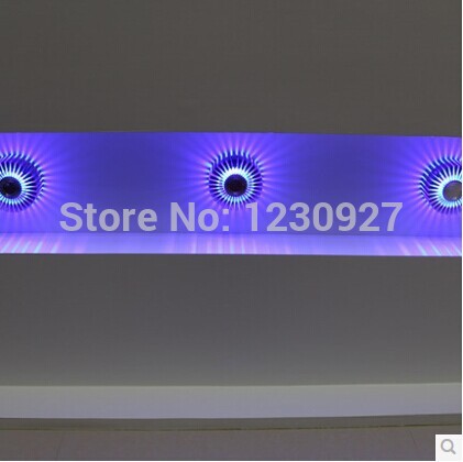 modern 3w led corridors porch light led wall lamp background light bar light aluminum lamp