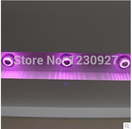 modern 3w led corridors porch light led wall lamp background light bar light aluminum lamp