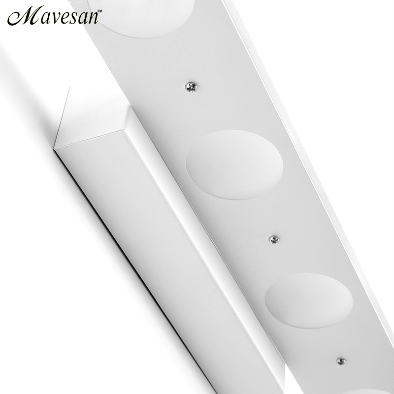 modern bathroom led mirror light ac110v/220v white acrylic wall mini style warm white/cool white led wall lamps