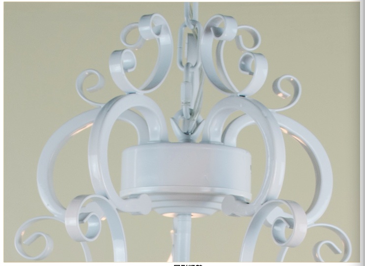 modern brief europe white/black lamp body crystal chandeliers diameter 58cm 5 arms e14 light source