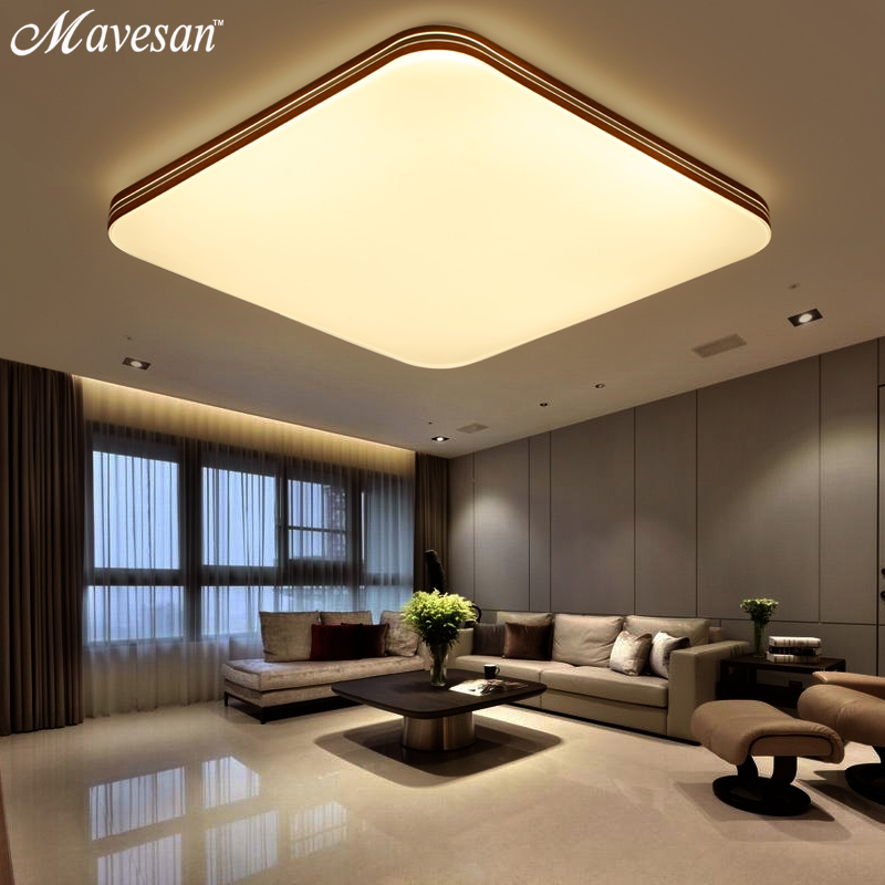 modern ceiling light cold white+warm white 90-265v ultra thin ceiling lamp for for living room lamps for home