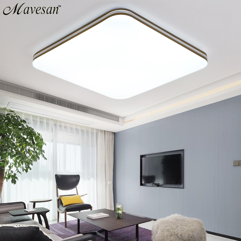 modern ceiling light cold white+warm white 90-265v ultra thin ceiling lamp for for living room lamps for home