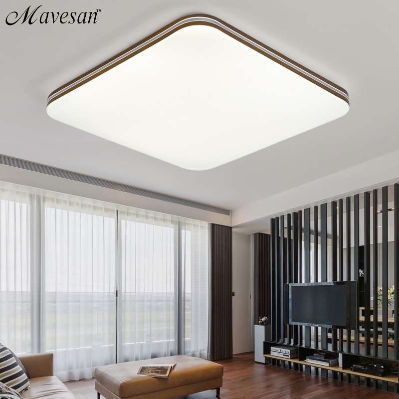 modern ceiling light cold white+warm white 90-265v ultra thin ceiling lamp for for living room lamps for home