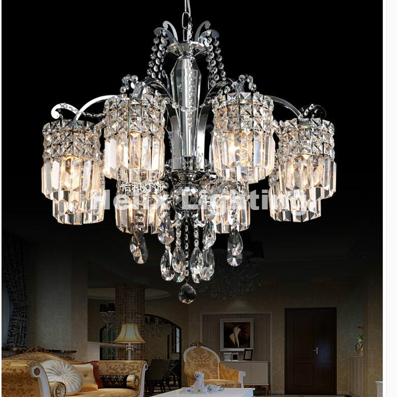 modern clear chandelier crystal chandeliers iron chandelier for living room 5l/6l/8l e14 led ac guaranteed