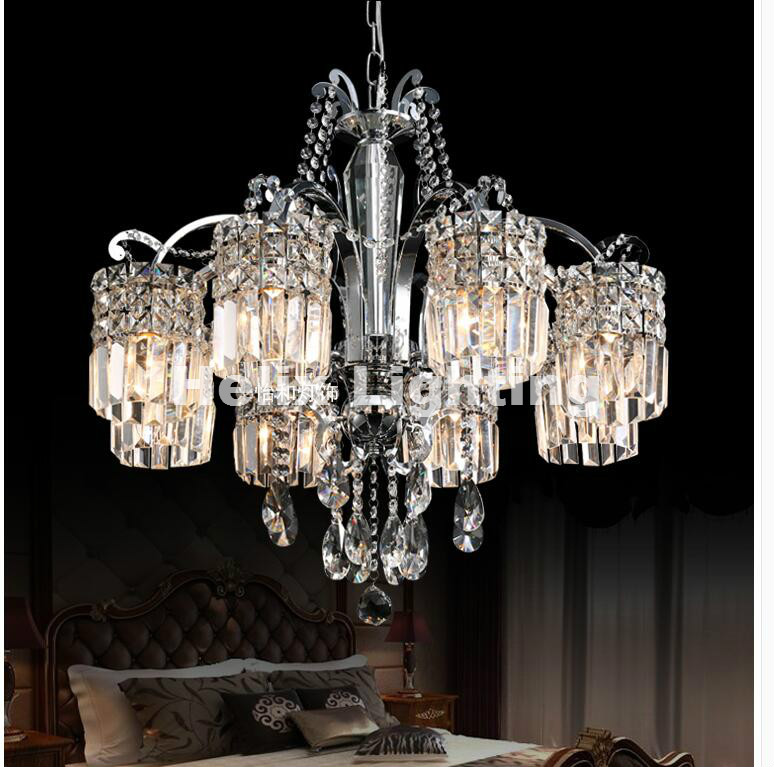 modern clear chandelier crystal chandeliers iron chandelier for living room 5l/6l/8l e14 led ac guaranteed