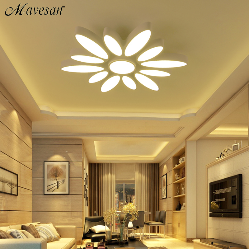 modern flower ceiling lights for warm romantic wedding room ceiling lamp luminaire light fixtures abajur lamparas de techo