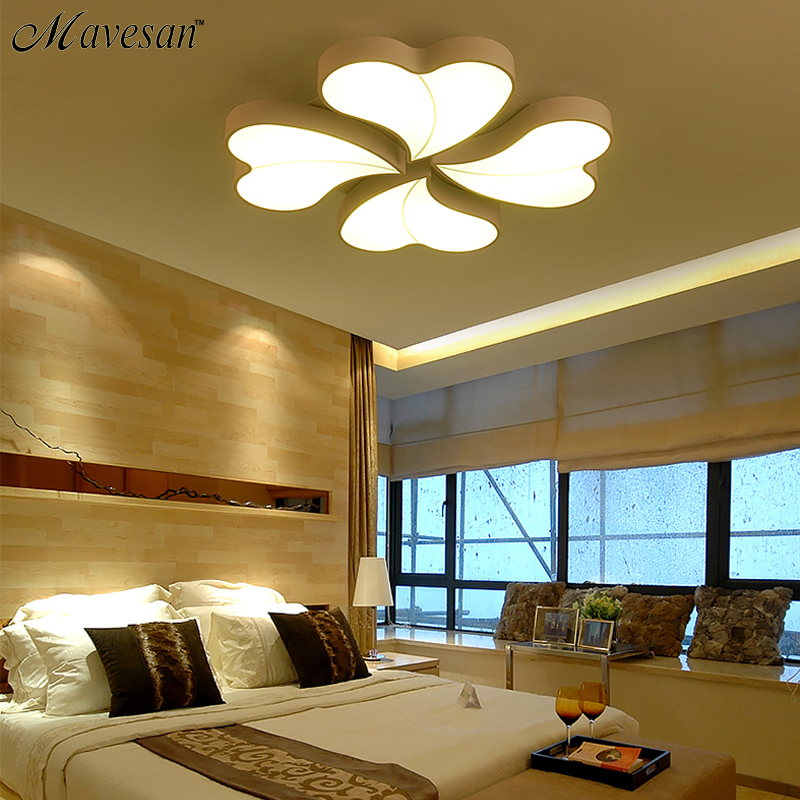 modern flower led ceiling light indoor light ceiling lamp ac110-220v white light, round flush mount fixture for living room