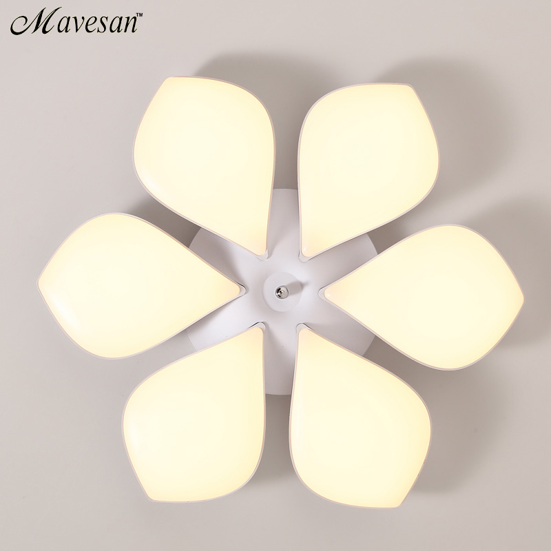 modern flower led ceiling lights for indoor home lighting lamparas de techo led lamps for living room luminaria teto pendente