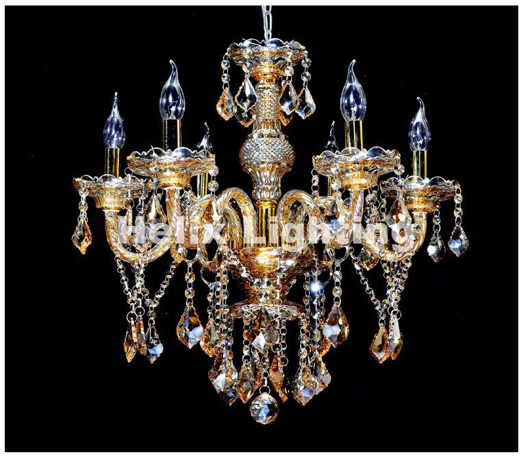 modern golen crystal chandelier living room lustres de cristal decoration chandeliers ac home lighting indoor lamp