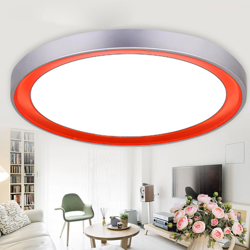 modern led ceiling lamp 18w-24w rf controlled dimmable color ceiling lights luminarias light for bedroom dinning living room