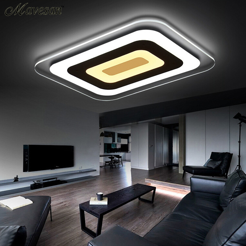 modern led ceiling lights for indoor lighting plafon led square ceiling lamp fixture for living room bedroom lamparas de techo