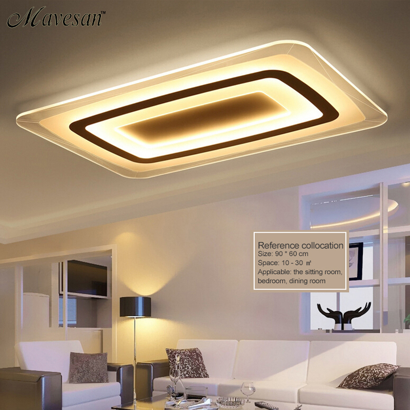 modern led ceiling lights for indoor lighting plafon led square ceiling lamp fixture for living room bedroom lamparas de techo