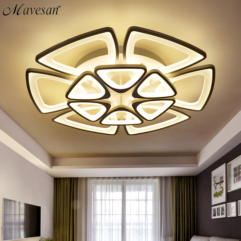 modern led ceiling lights for living room bedroom ac 90-260v home decorative modern led ceiling lamp