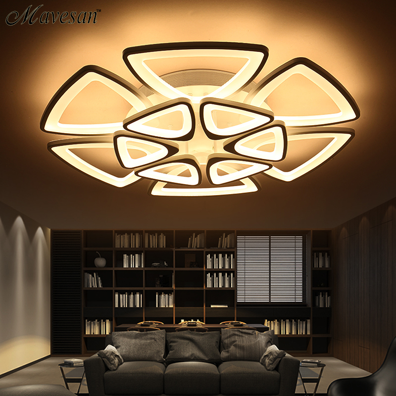 modern led ceiling lights for living room bedroom ac 90-260v home decorative modern led ceiling lamp