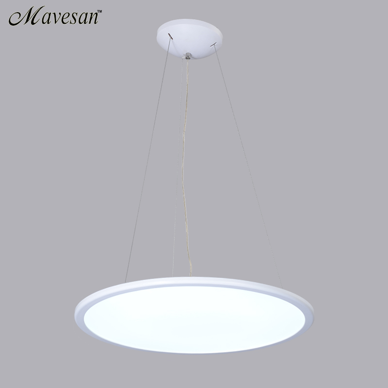 modern led pendant lamps for dinning room acrylic round circle hanging lamp 85-265v led dining room kitchen pendant light