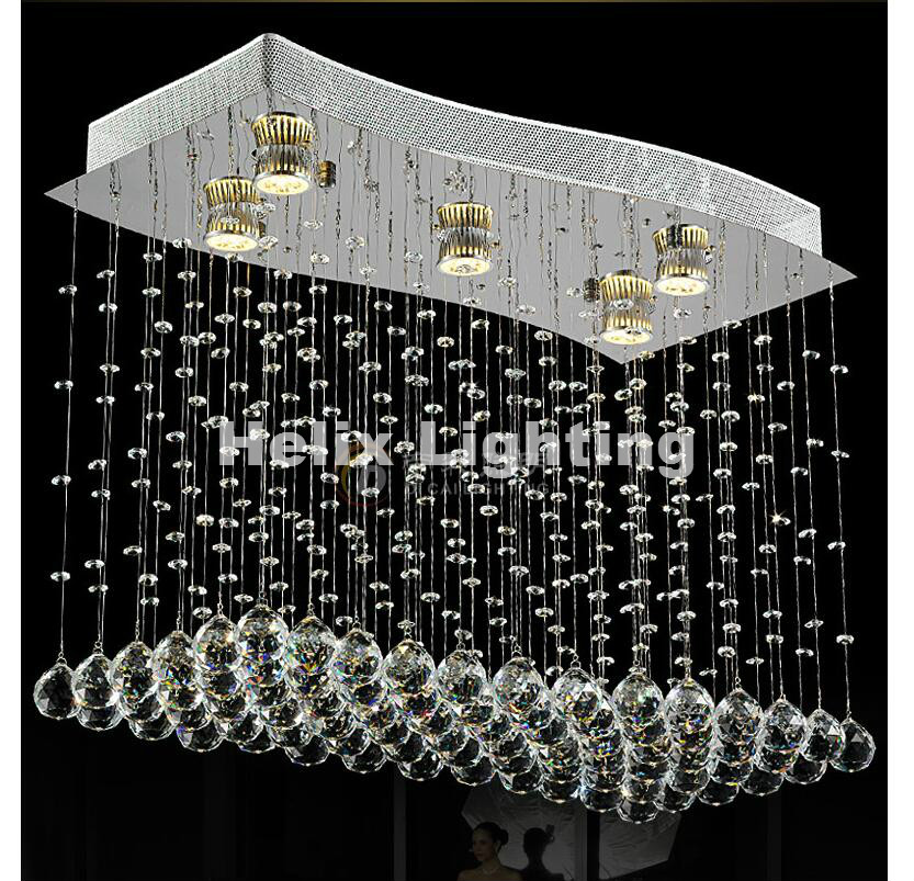 modern led pendant light modern crystal led pendant light gu10 k9 crystals pendant light ac85~265v crystal light